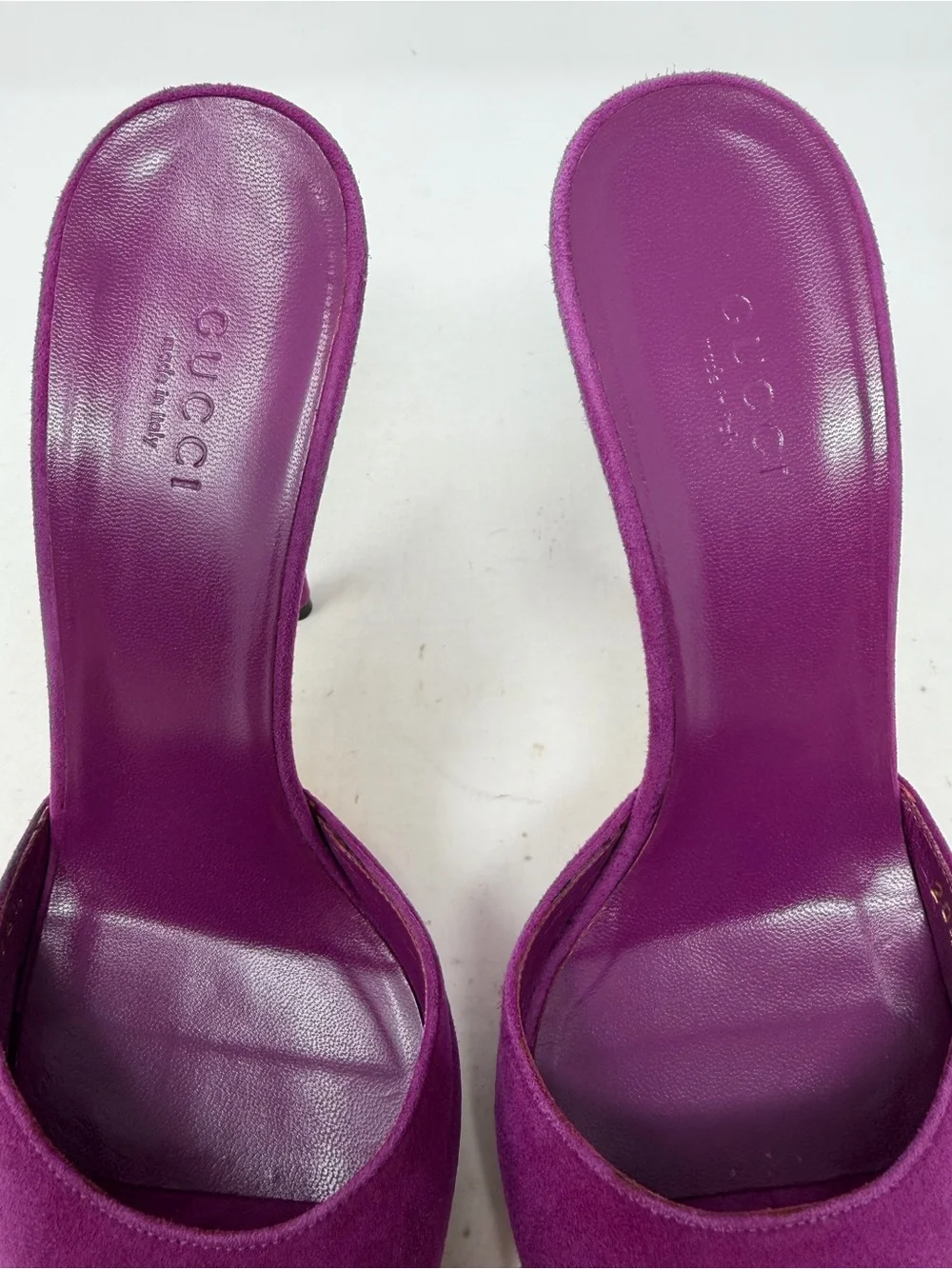 Gucci suede bamboo